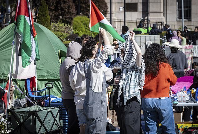 Protesters in Columbia have created a pro-Palestinian encampment on campus, arresting more than 100 people during sit-ins last week