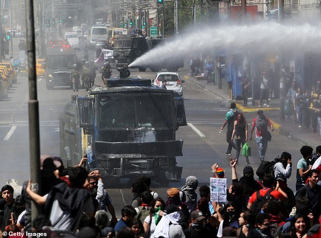Police gave away a $700,000 water cannon bought to counter violent public disturbances such as this week's riot in Wakeley, in Sydney's western suburbs.  (Stock image of a water cannon)