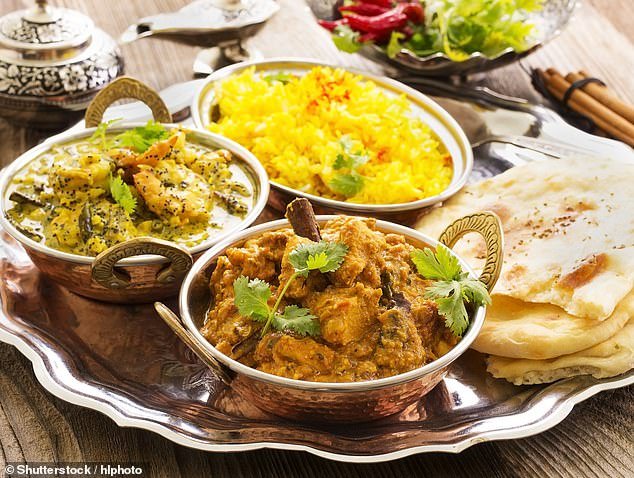 Catering staff were thrashed by guests angry over the 'insufficient supply' of mutton curry (stock image)