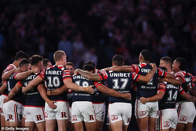 Sydney Roosters paid tribute to the six victims of the Bondi Junction attack