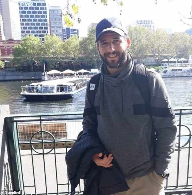A woman who previously dated Westfield Bondi Junction knifeman Joel Cauchi has revealed he was a 'true gentleman' (pictured, a photo Cauchi sent to the woman between 2020 and 2021)