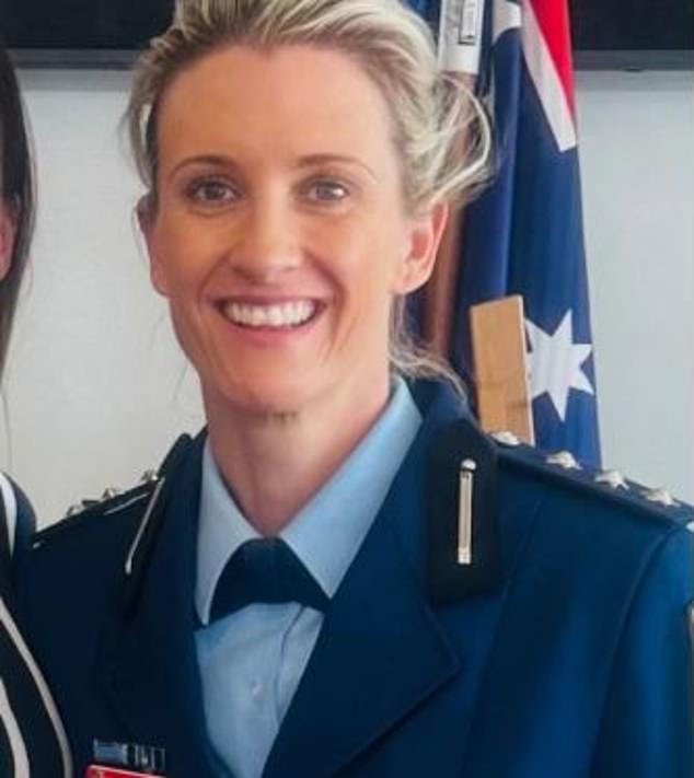 Inspector Amy Scott (pictured) shot dead Joel Cauchi at the Westfield shopping center in Sydney's east last Saturday, after killing six people and wounding many more, including a baby