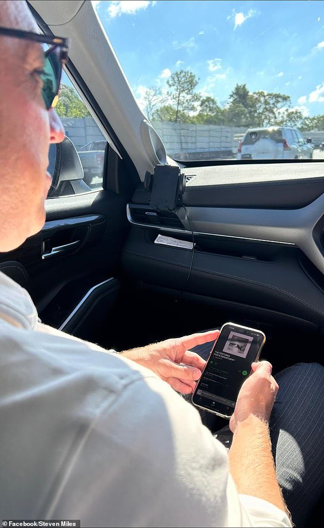 Queensland Premier Steven Miles has revealed he is a Swifite.  The 46-year-old father of three took to social media on Friday with a share paying tribute to the American superstar.  Posting a selfie on his Facebook, Mr Miles waits in traffic and holds a phone playing a song from Taylor Swift's latest album (pictured).