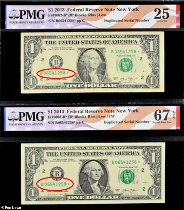 According to the personal finance blog Wealthynickel, two batches of $1 bills printed in 2014 and 2016 contained this specific error from the U.S. Bureau of Engraving and Printing