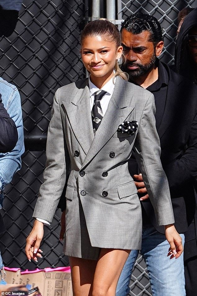 Zendaya shared how tennis icon Serena Williams reacted after seeing her new movie Challengers, in which she plays a tennis player turned coach;  the actress pictured in LA this month