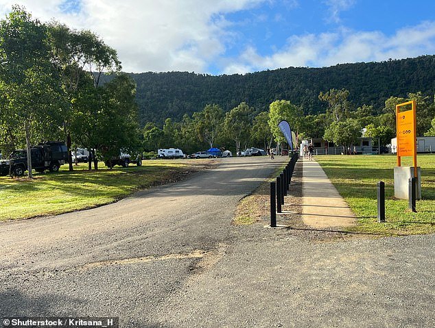 Daniel Squillari, 34, fell 20 meters when a wind tower collapsed at Lake Proserpine on the Whitsunday Coast, north Queensland, on Thursday afternoon (stock image of the area)