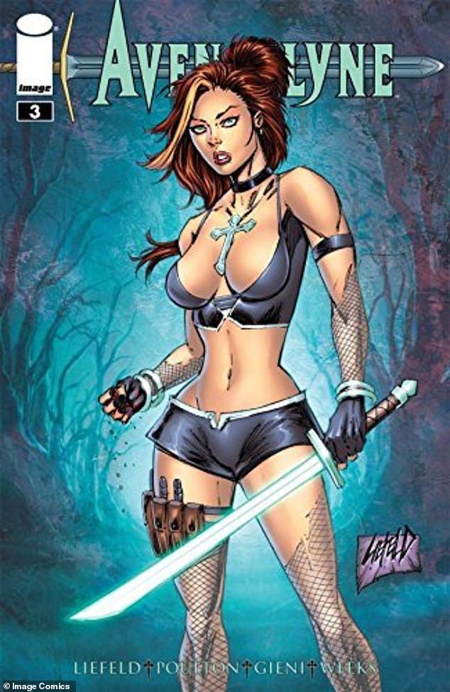 Avengelyne was created by Liefeld in 1995, based on the likeness of former Vampirella model Cathy Christian