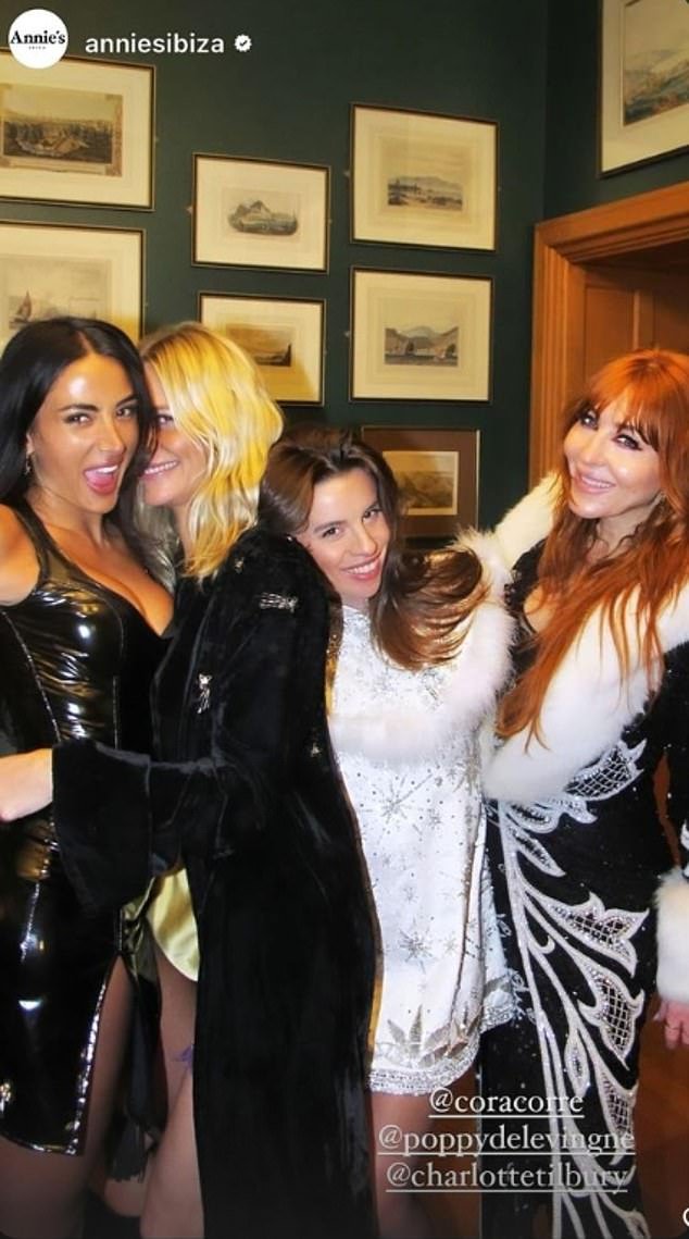 Charlotte Tilbury was among the well-heeled guests who enjoyed the festivities