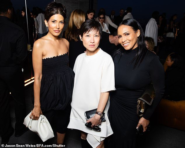 Azeeza Khan, Sandra Choi and Jaime Wynn wore trendy black and white outfits