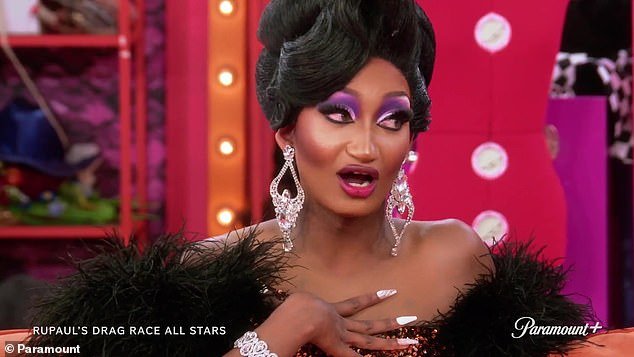 Season 14's Angeria Paris VanMicheals — who fights for the National Black Justice Collective — warned her co-stars during Untucked: 'I'll only shut you down if I see you as competition'