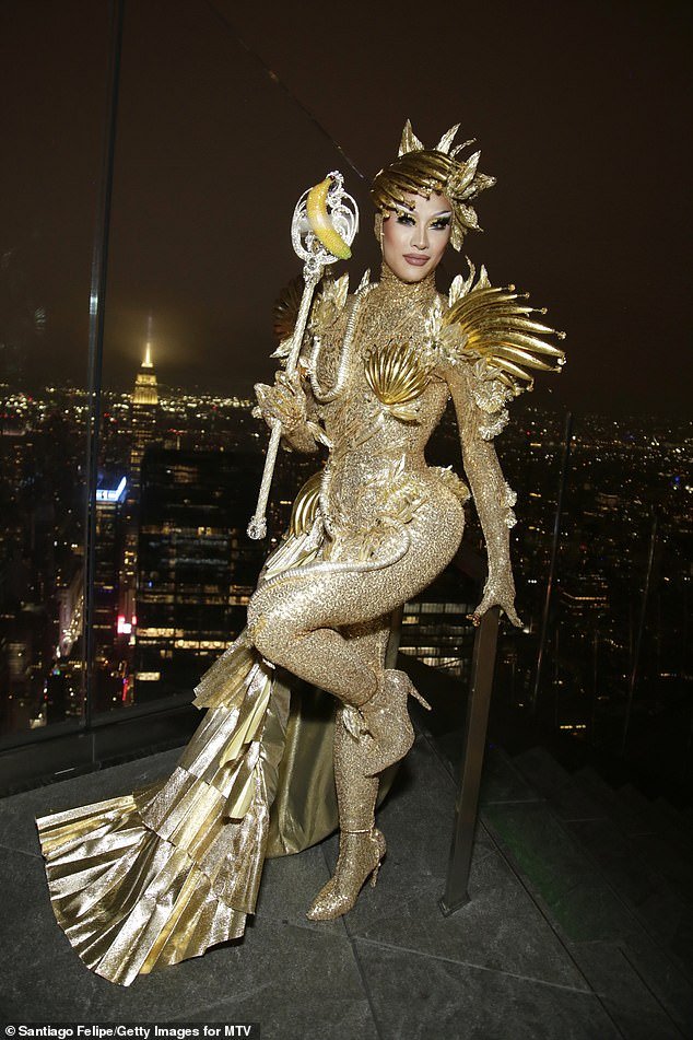 It's been less than three weeks since season 16 champion Nymphia Wind (pictured April 19) made history as the first East Asian (Taiwanese) queen to ever win RuPaul's Drag Race