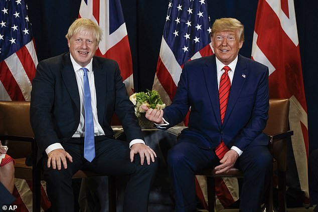 In 2016, when Boris Johnson was mayor of London, he joked that he would not travel to New York for fear of running into Trump.  The couple later mended their relationship