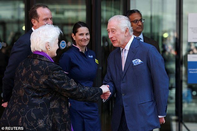 The King will meet President of University College London Hospitals, Baroness Julia Neuberger, on Tuesday