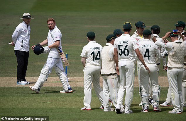 Jonny Bairstow was controversially dismissed during the second Ashes Test at Lord's in 2023