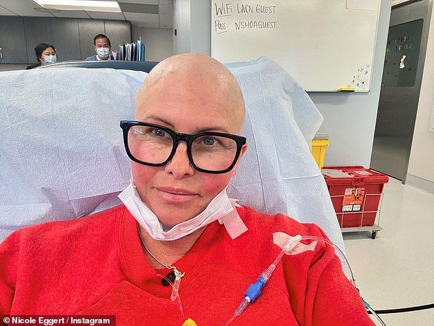 In February, Nicole revealed that more cancer had been found in her lymph nodes during her battle with a 'very rare' form of breast cancer.