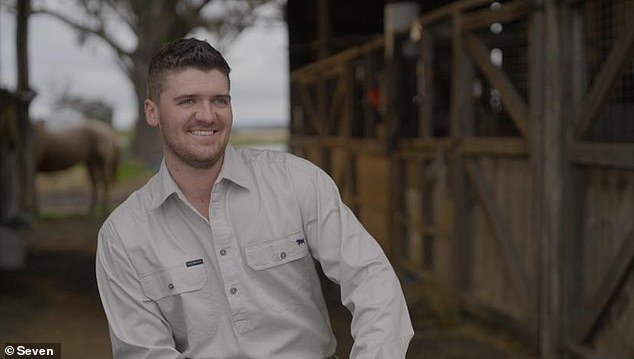 Farmer Tom (pictured) was linked to five beautiful women: Sarah C, Krissy, Taylah, Sarah A and Abby and viewers think he will stay with Sarah C