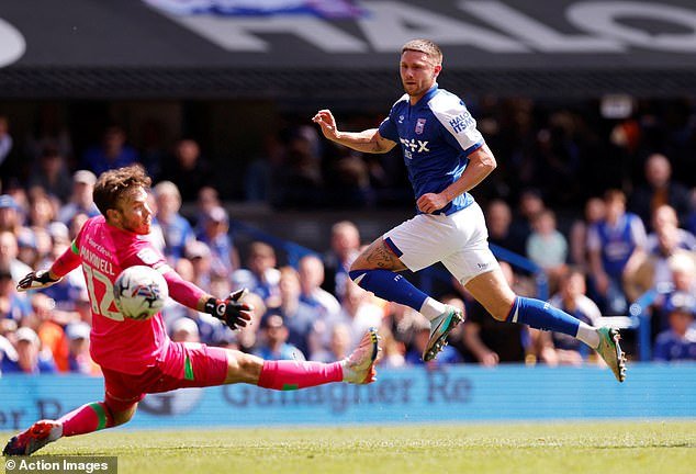Wes Burn had scored the opener in the first half to give Ipswich the perfect start to the match