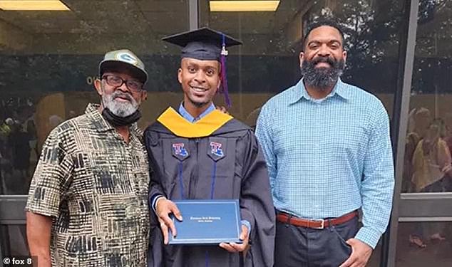 His father and grandfather watched proudly as he qualified for LSU