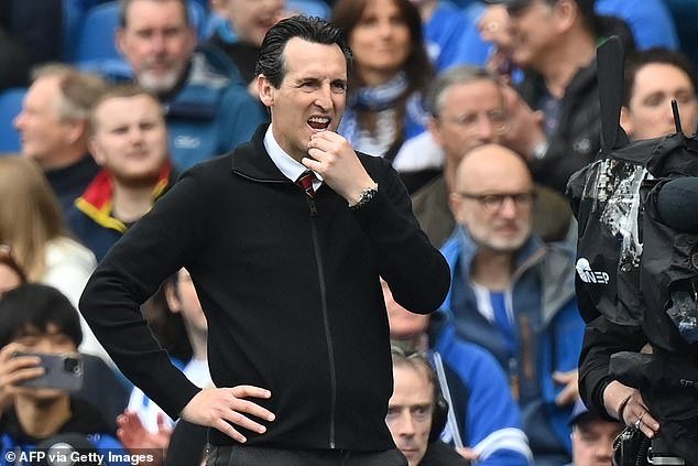 Aston Villa manager Unai Emery was left frustrated after his top four hopefuls dropped points
