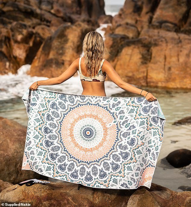 The company focuses on transforming plastic bottles into high-quality hammocks, towels (pictured), picnic blankets and accessories