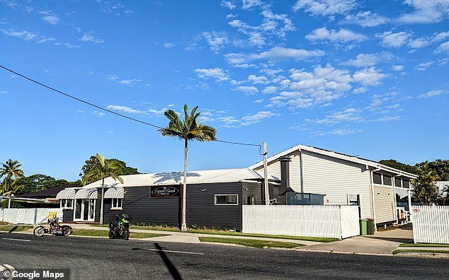 The owner of the Keppel Sands Pub (pictured), Mark Hurst, told the media at the time that 'Brittany was asked to remove her husband because he was the aggressor'
