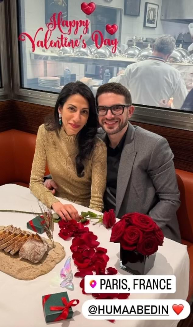 Huma went public in February with billionaire husband Alex Soros – who is almost ten years her junior