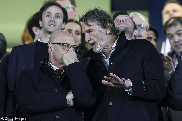 Sir Jim Ratcliffe (right), Sir Dave Brailsford (left) and Ineos must make a decision about Ten Hag