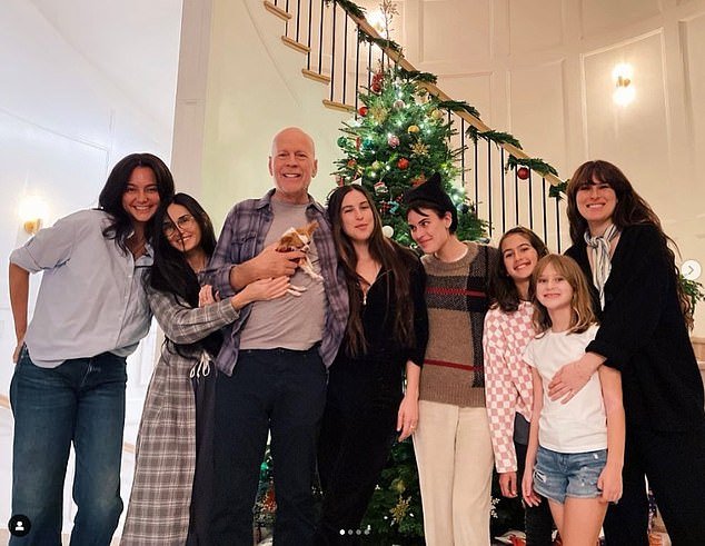 It's been just over two years since Heming released a joint statement via Instagram with her two daughters and Willis' ex-wife Demi Moore, 61, and daughters Rumer Scout, Tallulah, announcing that Willis was stepping back from acting. in the middle of his aphasia diagnosis.