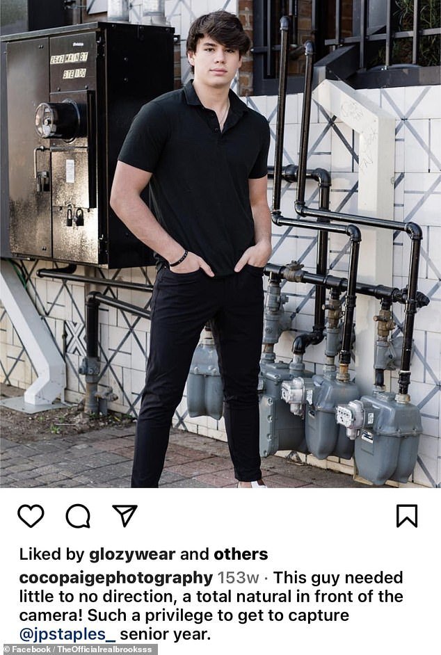 The 21-year-old has scrubbed his social media profiles but was hailed as an ideal model in this 2021 Instagram post