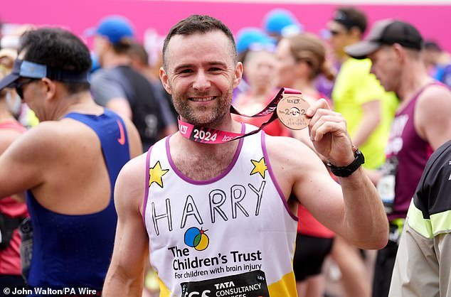 Celebrities turned out in droves as a record number of people took part in the London Marathon on Sunday in what is being billed as the most inclusive year yet, with Harry Judd crossing the finish line.
