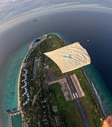 Ifuru has its own airport and worked with world champion skydiver Will Penny to create the Maldives' first permanent skydiving drop zone