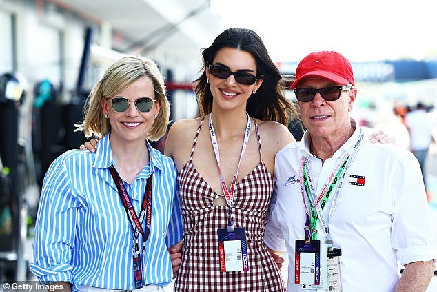 Kendall Jenner joined Susie Wolff and Tommy Hilfiger, whose brand is sponsoring the series