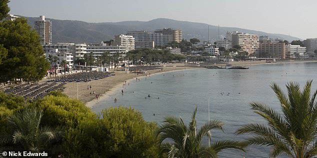 The suspect now faces several weeks and possibly months of uncertainty as he waits to see if the case against him is dismissed (Magaluf is pictured)