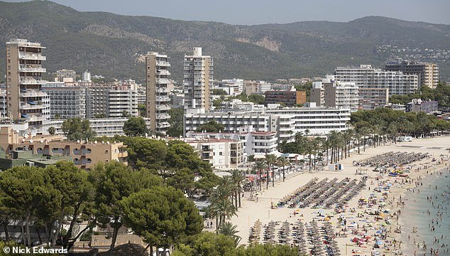 In the photo: general view of Magaluf