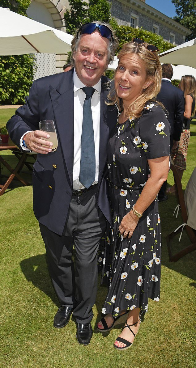 The Duke of Marlborough and Edla Griffiths (pictured) were married at the registry office in Woodstock, Oxfordshire, in 2002