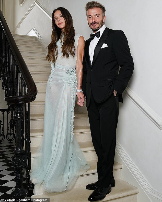 David is married to fashion designer Victoria.  They share four children: Brooklyn, 25, Cruz, 19, Romeo, 21, and Harper, 12