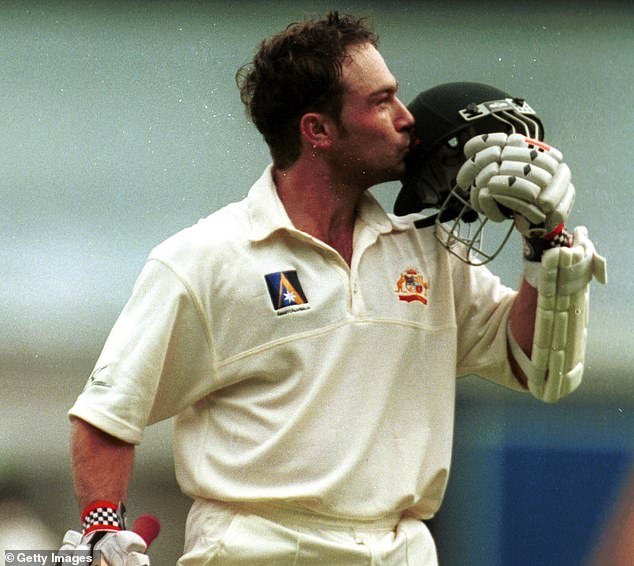 The former cricket star (pictured playing for Australia in 1999) played 74 Tests for his country