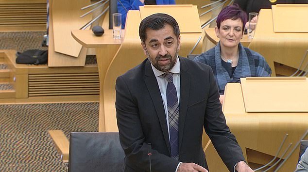 In a farewell speech at Holyrood this afternoon, Humza Yousaf thanked colleagues who had shown him 'kindness' amid the 'toxic nature of our political debate'.