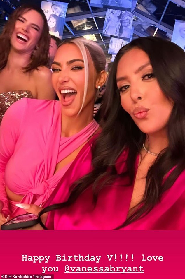 Kim Kardashian, 43, took to her Instagram page on Sunday, May 5, to wish her friend Vanessa Bryant a “happy birthday” with a photo of them at a Baby 2 Baby event