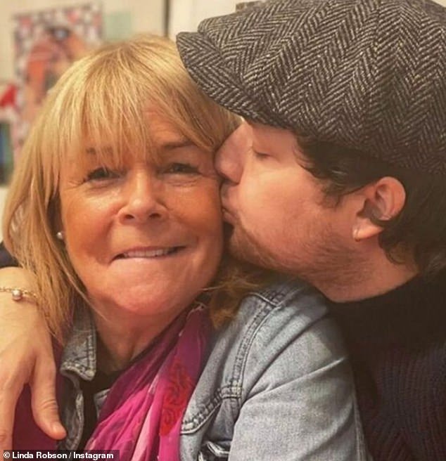 After a video of the 66-year-old star crying at the Emirates Stadium to Arsenal's anthem The Angel (North London Forever) was circulated around Twitter, users were stunned to learn that she is the mother of the singer and writer of the number, Louis Dunford