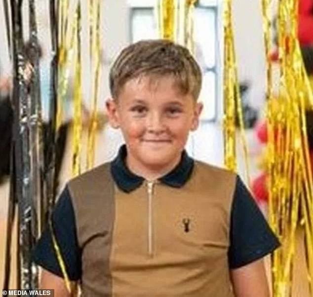 Kaylan Hippsley, 13, (pictured) suffered multiple fatal injuries as a result of the collision in Hirwaun, South Wales, and died in hospital days later