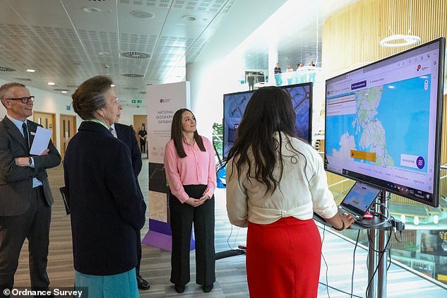 At the launch of the new database, Princess Anne visited Ordnance Survey headquarters to add her own nickname to the list