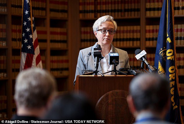 Oregon Governor Tina Kotek (pictured) has announced she has decided not to create an office of first husband for her mentally ill wife, amid public criticism
