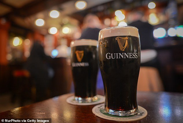 Youth earthquake: Among younger drinkers, Sir Tim Martin said there was growing demand for iconic stout beer Guinness, which Martin said was 'previously consumed by boys my age'